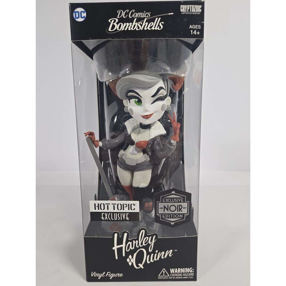 Bombshell Harley Quinn Cryptozoic Hot Topic Exclusive Noir Edition NIB